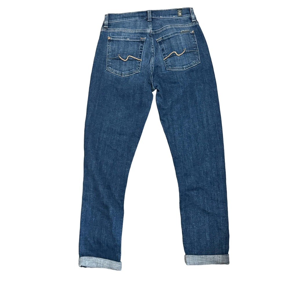 NWT 7 For All Mankind Josefina High Rise Jeans Blue Women's Size 23 - Picture 6 of 12